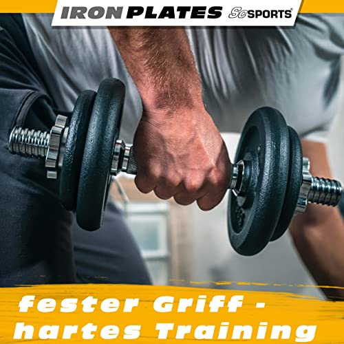 ScSPORTS Hantelset Guss Set - 6