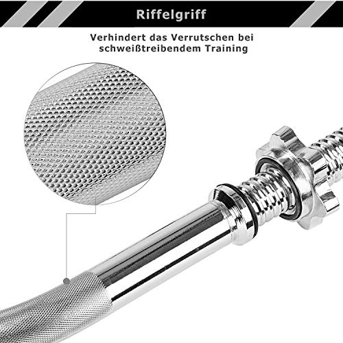 MOVIT® Gusseisen Kurzhantel 2er Set - 4