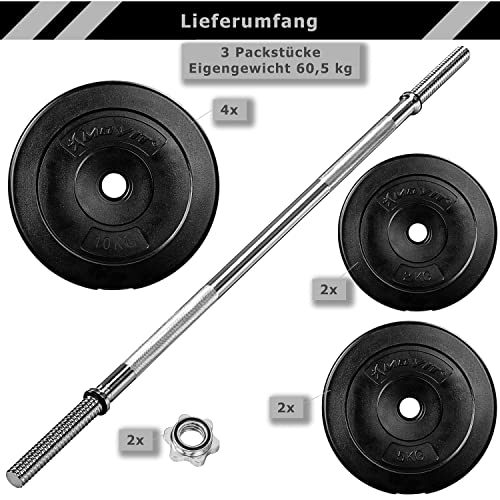 MOVIT® Langhantel Set 60,5 kg - 3