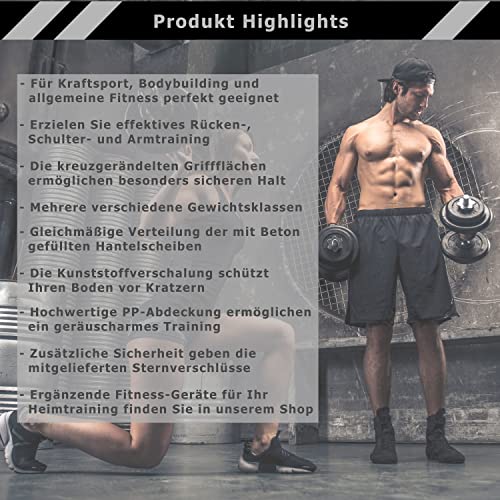 MOVIT® Langhantel Set 60,5 kg - 7