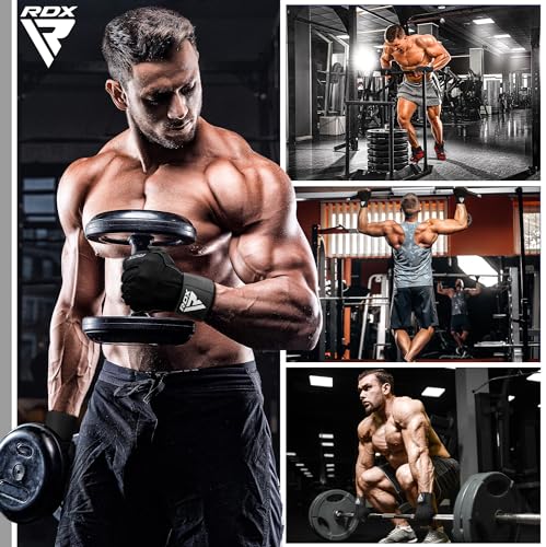 RDX Rindsleder Fitness Handschuhe - 3