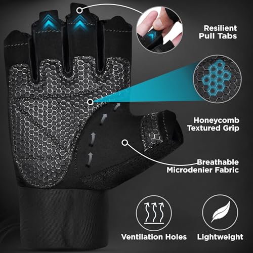 RDX Rindsleder Fitness Handschuhe - 4