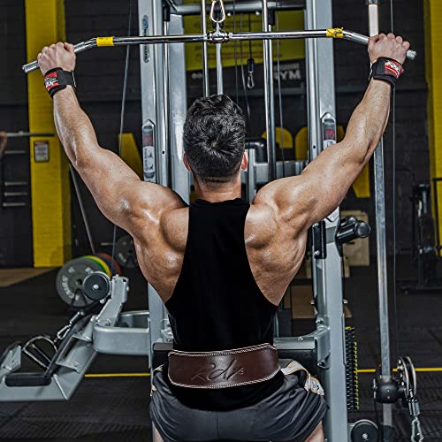 RDX 4″ Rindsleder Fitness Gewichthebergürtel - 4