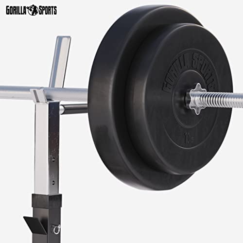 Gorilla Sports Hantelbank mit 100KG - 7