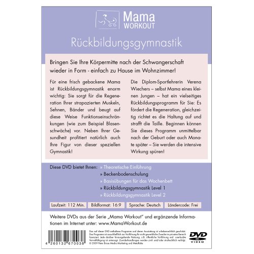 MamaWorkout – Rückbildungsgymnastik ++ Das Standardwerk von Expertin Verena Wiechers ++ rezensiert vom Hebammenforum! - 2