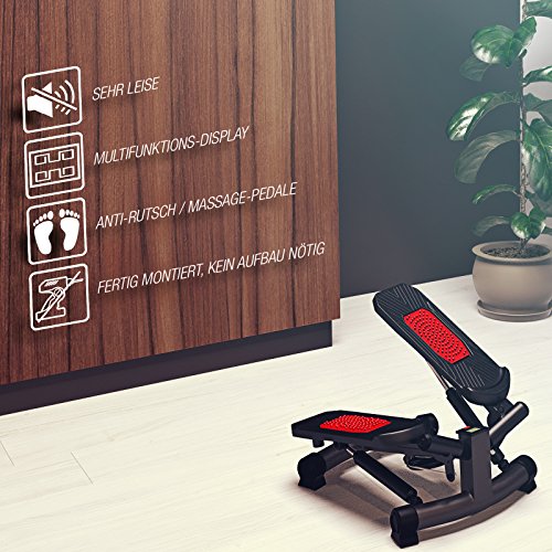 Sportstech 2in1 Twister Stepper mit Power Ropes – STX300 Drehstepper & Sidestepper für Anfänger & Fortgeschrittene - 4