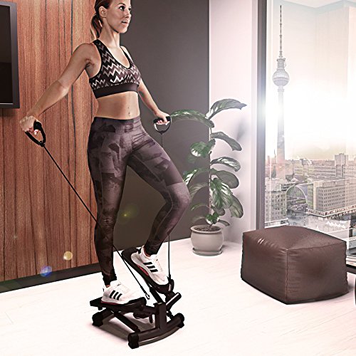 Sportstech 2in1 Twister Stepper mit Power Ropes – STX300 Drehstepper & Sidestepper für Anfänger & Fortgeschrittene - 7