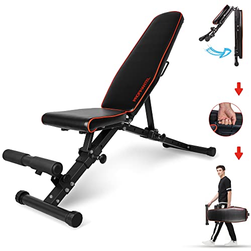 Klappbare Deluxe Hantelbank - 2