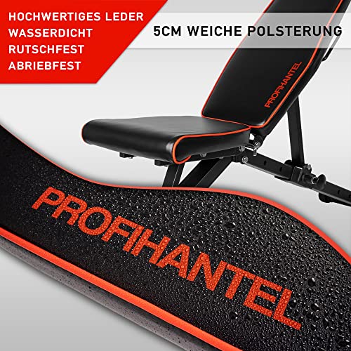 Klappbare Deluxe Hantelbank - 8