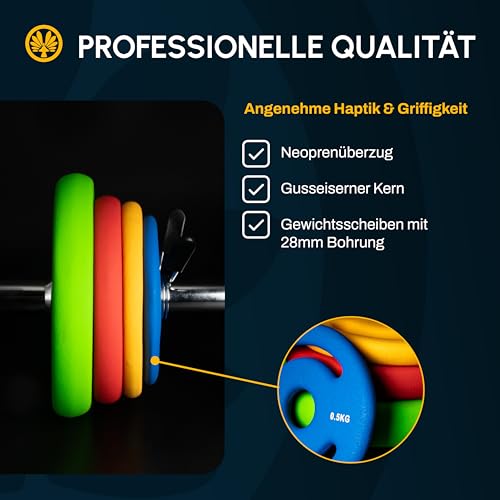 Oliver Prime Pump Langhantel Set 16 kg Hanteln Set - 3