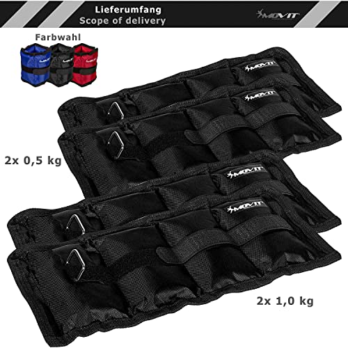 MOVIT 4er Set Gewichtsmanschetten - 3