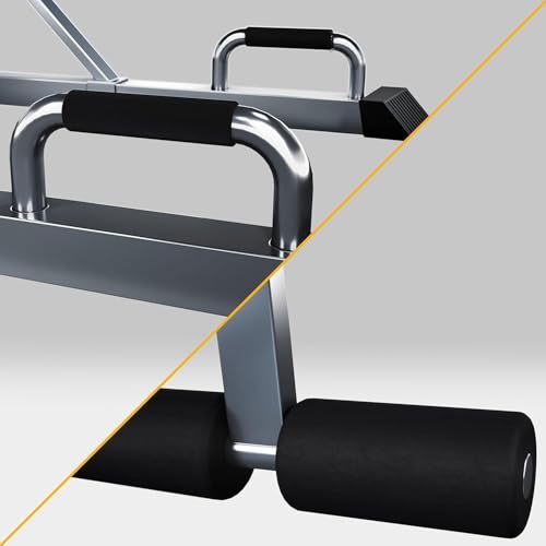 ScSPORTS® Gymtower Kraftturm mit Dip-Station und Klimmzugstange in Grau – ideal für´s Home-Gym - 5