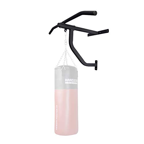 TrainHard Boxsack Wandhalterung mit Klimmzugstange - 3