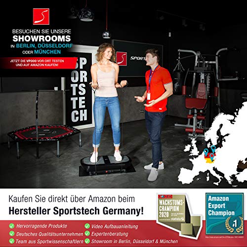 Sportstech Profi Vibrationsplatte VP300 mit 3D Wipp Vibrations Technologie - 2