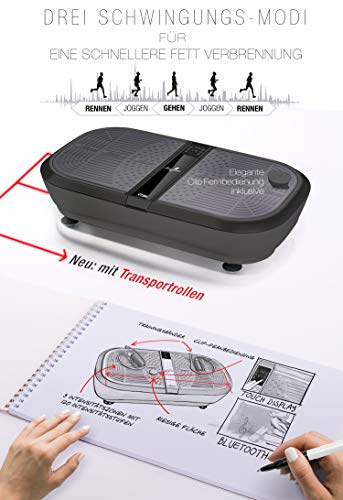 Sportstech Profi Vibrationsplatte VP300 mit 3D Wipp Vibrations Technologie - 7