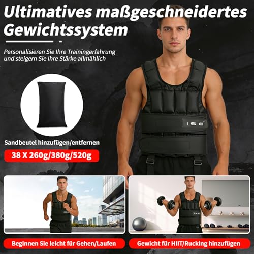 ISE Gewichtsweste Verstellbar SY-3002 - 2