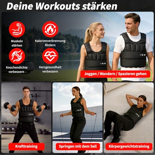 ISE Gewichtsweste Verstellbar SY-3002 - 3