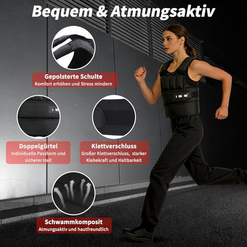 ISE Gewichtsweste Verstellbar SY-3002 - 4