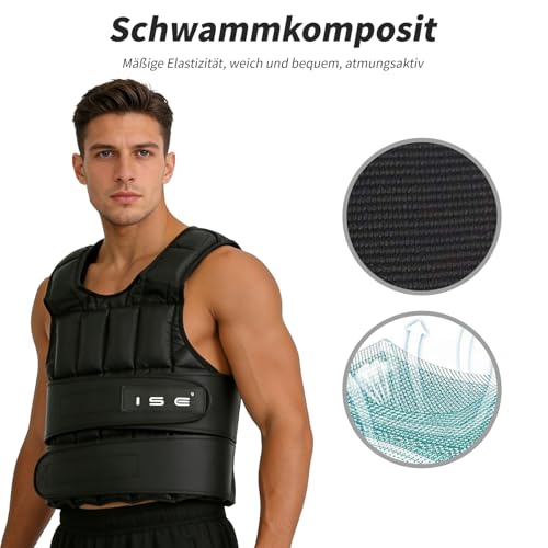 ISE Gewichtsweste Verstellbar SY-3002 - 6