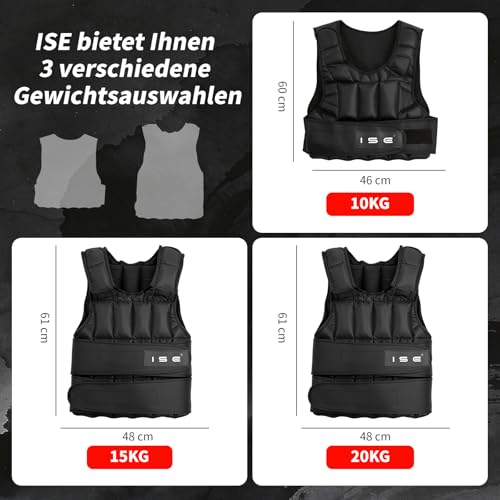 ISE Gewichtsweste Verstellbar SY-3002 - 7