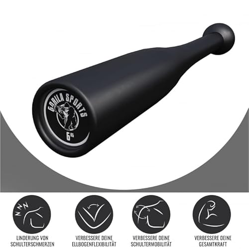 GORILLA SPORTS Indian Clubbells 2-20 KG - 5