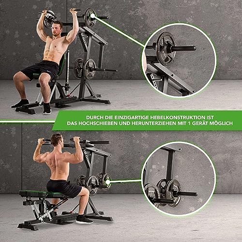 Tunturi WT80 Kraftstation für Zuhause - Vielseitige und Verstellbare Multipresse für Mehr als 50 Übungen - Stabil, Kompakt und Sicher für alle Fitnesslevel - 7