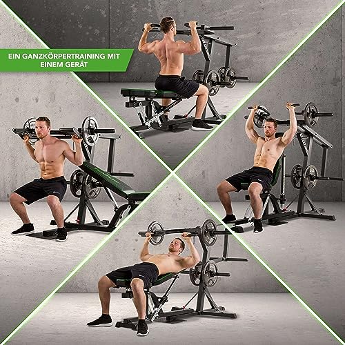 Tunturi WT80 Kraftstation für Zuhause - Vielseitige und Verstellbare Multipresse für Mehr als 50 Übungen - Stabil, Kompakt und Sicher für alle Fitnesslevel - 9