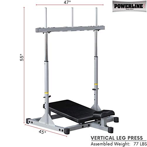 Body-Solid PVLP-156X Powerline-Serie Beintrainer | Vertikale Beinpresse | Vertical Leg Press - 3