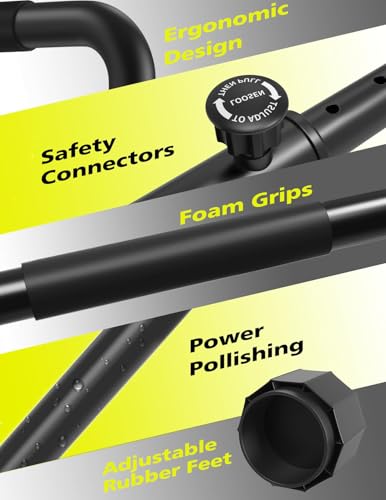 Dripex Verstellbare Dip Barren – 500 kg Dip-Station, tragbar und funktional dip stange, Fitness-Bar mit Sicherheitsanschluss, robuster Dip-Ständer, Paralleten-Übungs-Bar für Calisthenics - 4