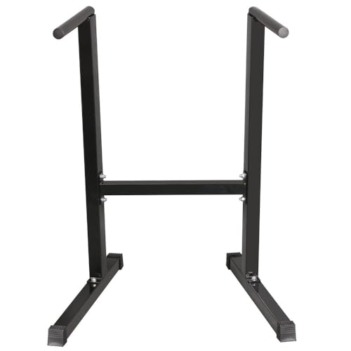 Yaheetech Dip Station Dip Barren bis 300 KG Krafttrainingsgerät solide Dip-Station Klimmzugstange für Krafttraining zu Hause Dipständer - 9