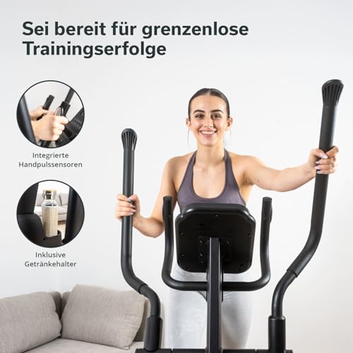 Skandika Crosstrainer Carbon P23 | Ellipsentrainer für Zuhause, klappbar - 7