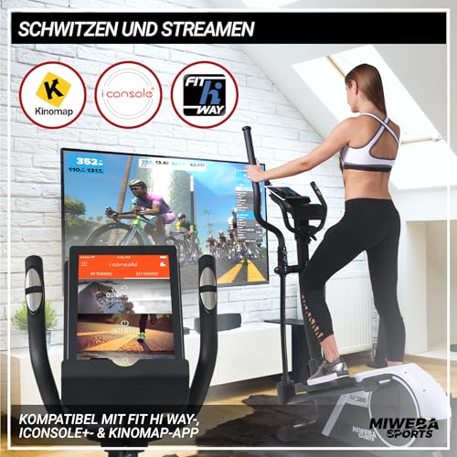 Miweba Sports Profi Crosstrainer MC300 Stepper – Mit App Steuerung - 3