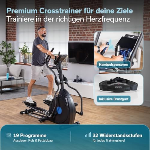 Skandika Crosstrainer CardioCross Carbon Champ Ellipsentrainer - 5