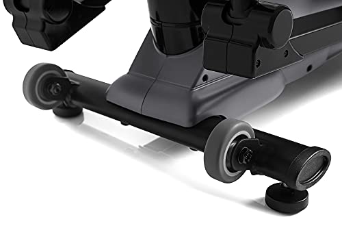 Zipro Dunk Magnetischer Crosstrainer für Zuhause iConsole+ bis zu 150 kg - 12-Stufen Widerstand Ellipsentrainer Heimtrainer mit Computer misst Puls Kalorien Distanz Schnelligkeit - in Grau - 8