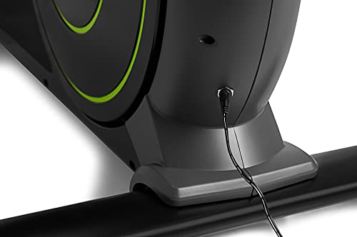 Zipro Dunk Magnetischer Crosstrainer für Zuhause iConsole+ bis zu 150 kg - 12-Stufen Widerstand Ellipsentrainer Heimtrainer mit Computer misst Puls Kalorien Distanz Schnelligkeit - in Grau - 9