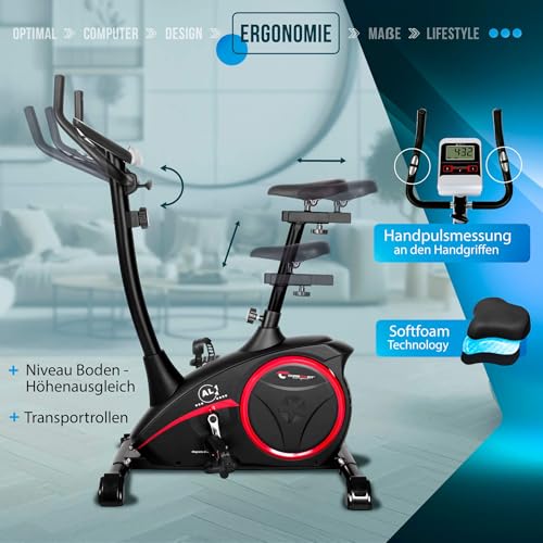 Christopeit Heimtrainer AL 1 Black Edition inkl. Bodenschutzmatte - 5