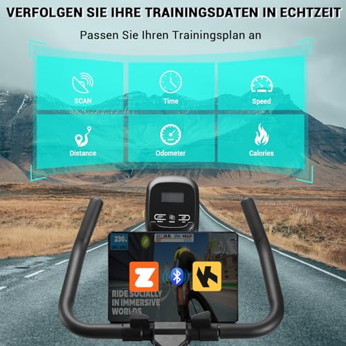 WENOKER Heimtrainer, Magnetwiderstand Stationäres Fahrrad für Zuhause - 5