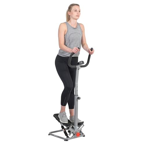 Sunny Health & Fitness Smart Twist Stair Stepper mit Lenker - 8