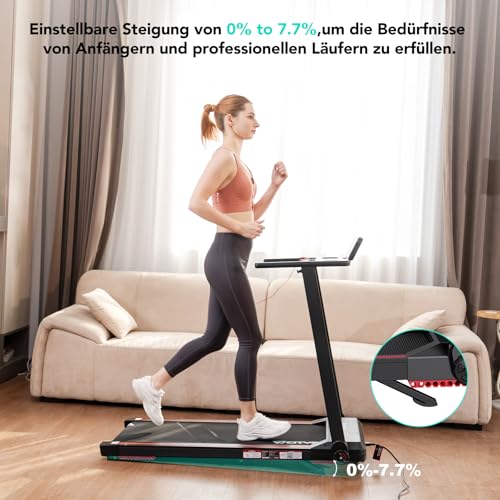 CITYSPORTS Elektrisches Laufband,Klappbares Laufband für Zuhause bis 12 km/h - 3