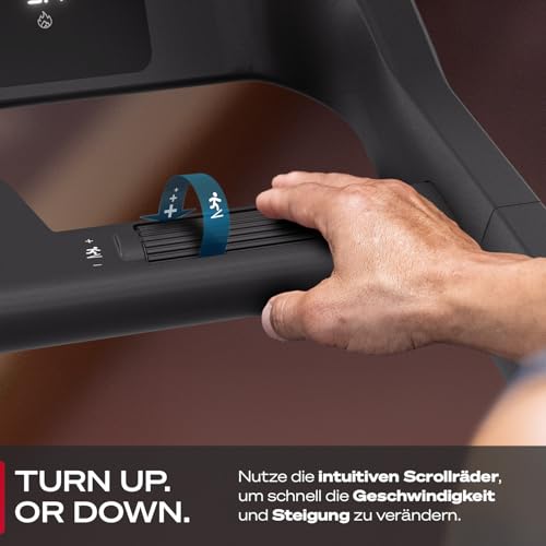 Sportstech Profi Laufband für Zuhause | Deutsche Qualitätsmarke | sTread Lite bis 20 km/h mit APP | große Lauffläche mit 17% Incline bis 150 kg | LED & Tabletholder | Fitness Treadmill klappbar - 6