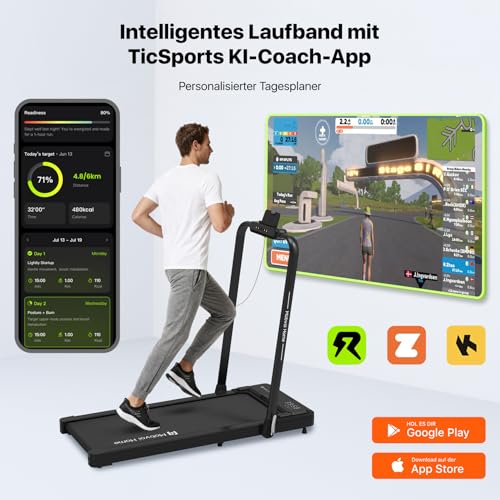 Mobvoi Home Laufband Plus 3-in-1, klappbares Laufband, 2,5 PS - 5