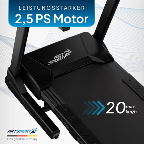ArtSport Laufband Speedrunner 6000 klappbar – 22 km/h, 99 Programme - 2
