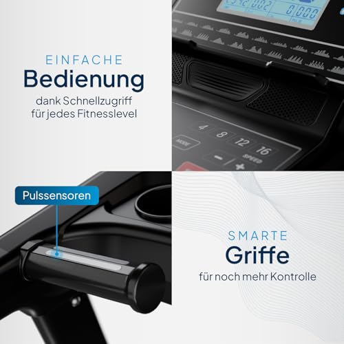 ArtSport Laufband Speedrunner 6000 klappbar – 22 km/h, 99 Programme - 5