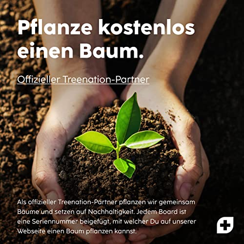 Vesta+ Balance Board Holz + Fitness App, Balanceboard aus nachhaltigem Eichenholz - Der Balance Board Testsieger für das Plus in Deinem Workout, Wackelbrett Balance Board erwachsene Therapiekreisel - 7