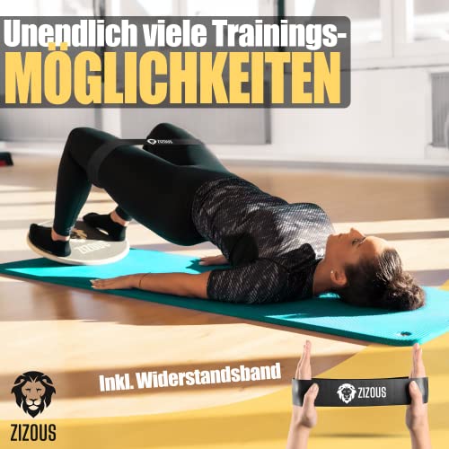 ZIZOUS® Premium Balance Board TESTSIEGER Komplettset – Hochwertiges Wackelbrett inkl. Antirutschmatte - 7