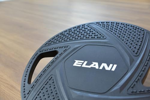 ELANI Rutschfestes Balance-Board für Erwachsene bis 150kg für Physiotherapie zur Stärkung der Balance & Koordination | Balance Board für Schreibtisch - 9