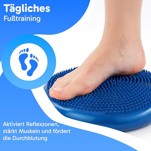 Retoo Ballsitzkissen mit Durchmesser, Balancekissen, Orthopädisches Sitzballkissen - 3