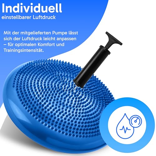 Retoo Ballsitzkissen mit Durchmesser, Balancekissen, Orthopädisches Sitzballkissen - 8