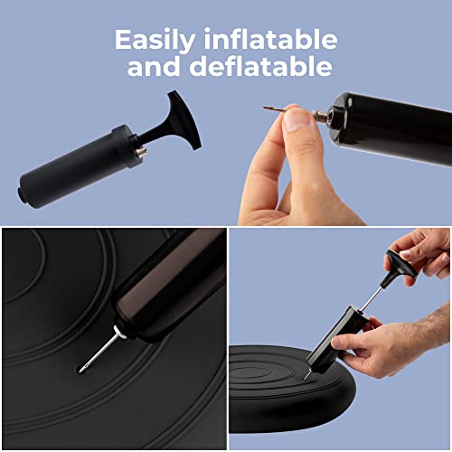 EVEREST FITNESS Balance Kissen – Luftkissen mit 33 cm Durchmesser - 7