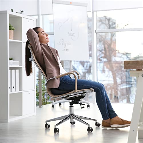 EVEREST FITNESS Balance Kissen - Luftkissen mit 33 cm Durchmesser - Ballsitzkissen zur Stärkung der Balance - Orthopädisches Sitzkissen zur Linderung von Rückenverspannungen, Balance Pad – schwarz - 8